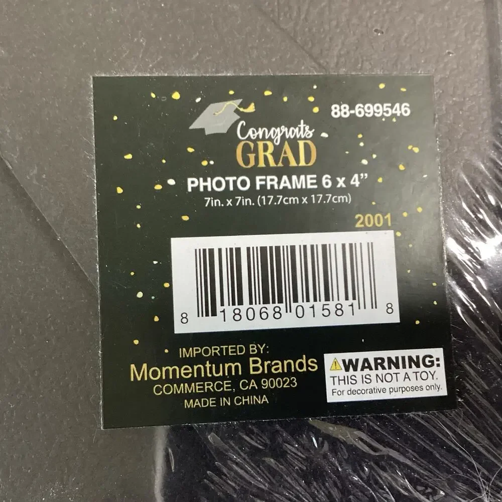 Black HAPPY GRADUATION Frame